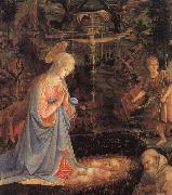 The Adoration of the Child, Filippino Lippi